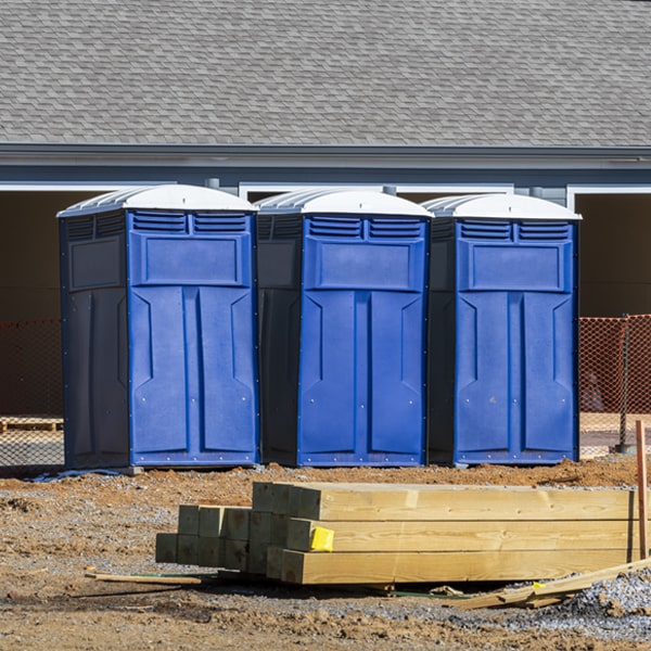 do you offer hand sanitizer dispensers inside the porta potties in Lenox